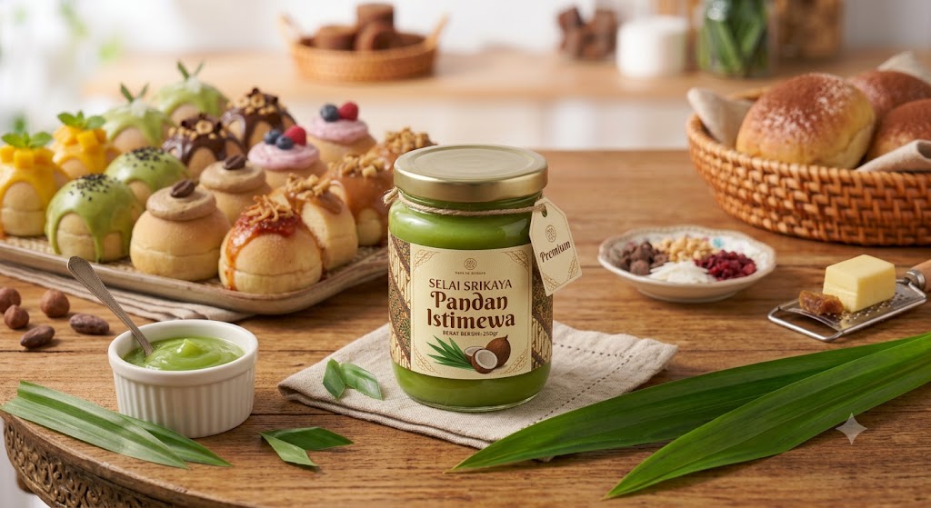 Selai Srikaya Pandan Jar 250gr